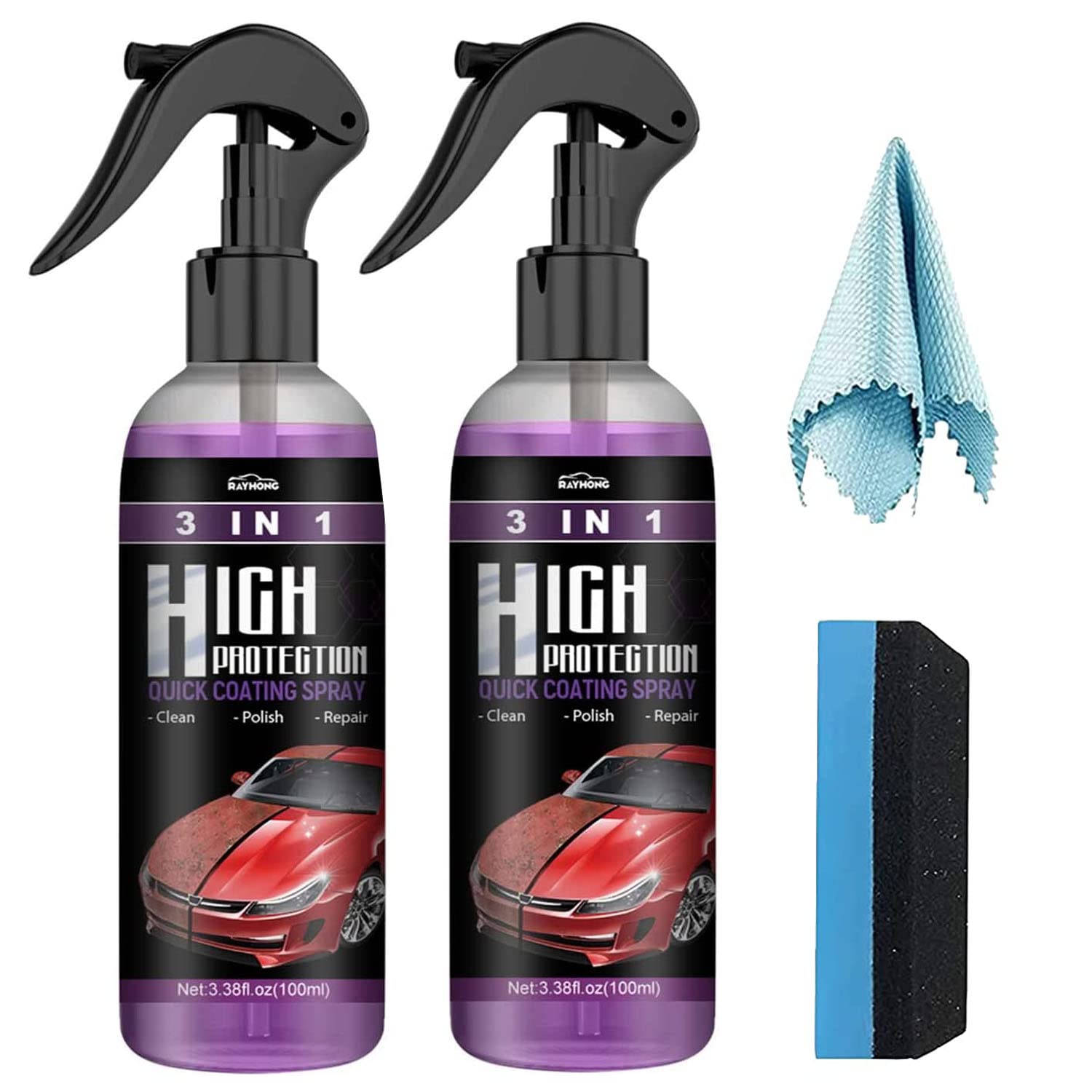 CAO™ 3 In 1 High Protection Quick Car Coating and Paint Restorer